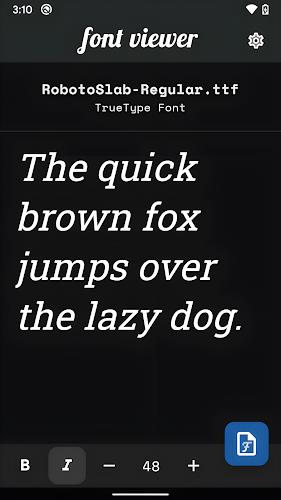 Font Viewer - Preview Fonts 스크린샷 4