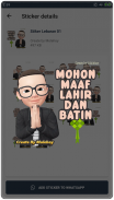 Stiker Lebaran Idul Fitri 2020 WAStickerApps Captura de pantalla 2