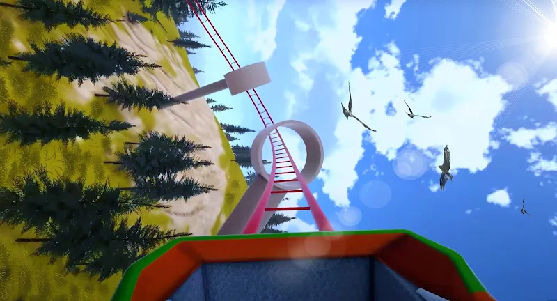 VR Roller Coaster 360 Captura de tela 2