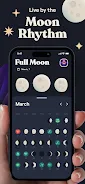 Moonly App: The Moon Calendar Capture d'écran 1