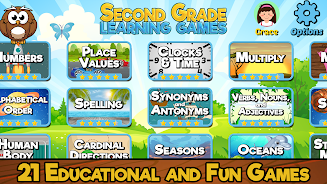 Second Grade Learning Games Captura de tela 4