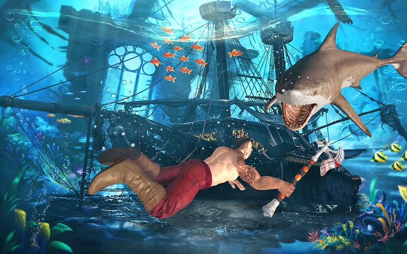 Megalodon shark fish eater スクリーンショット 3