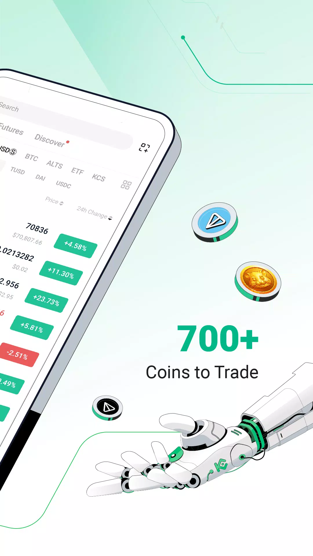 KuCoin-बिटकॉइन क्रिप्टो खरीदें स्क्रीनशॉट 2