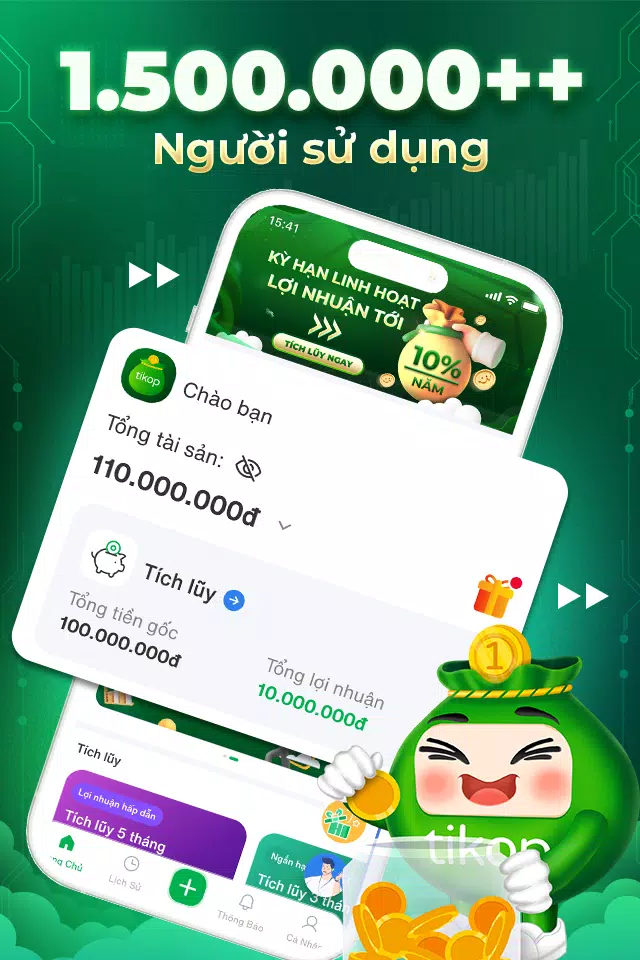 Tikop - Tích lũy và Đầu tư應用截圖第1張