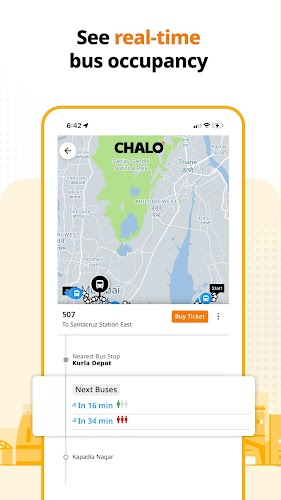 Chalo - Live Bus Tracking App Captura de pantalla 3
