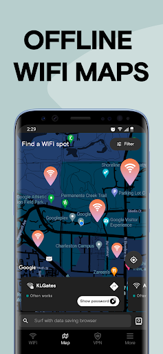 Instabridge: WiFi Map Screenshot 2