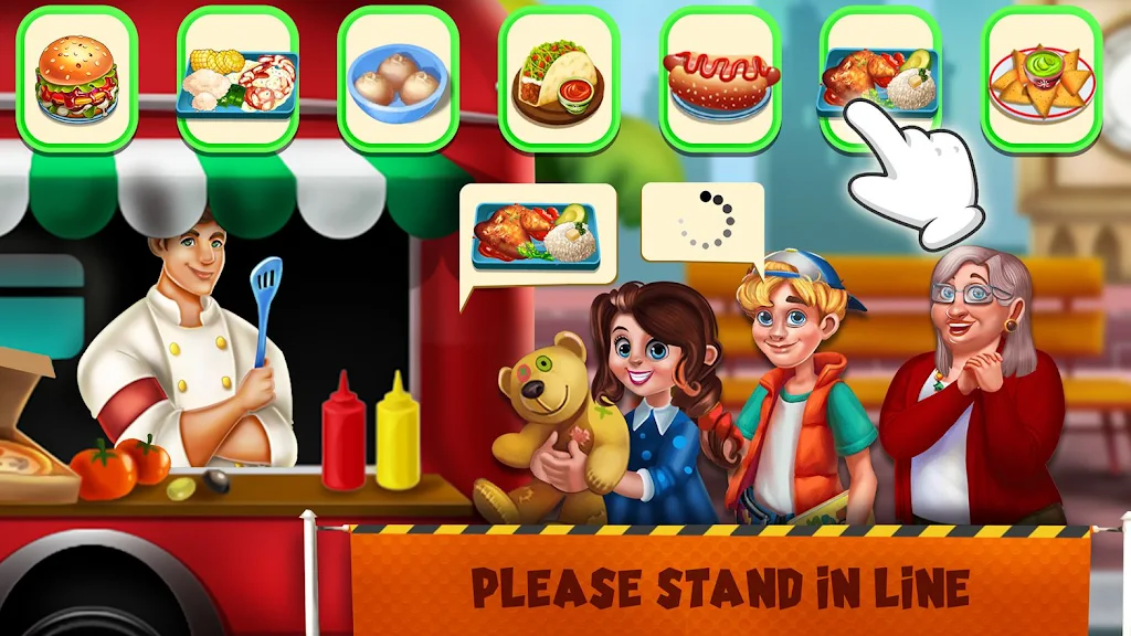 Food truck Empire Cooking Game Captura de pantalla 4