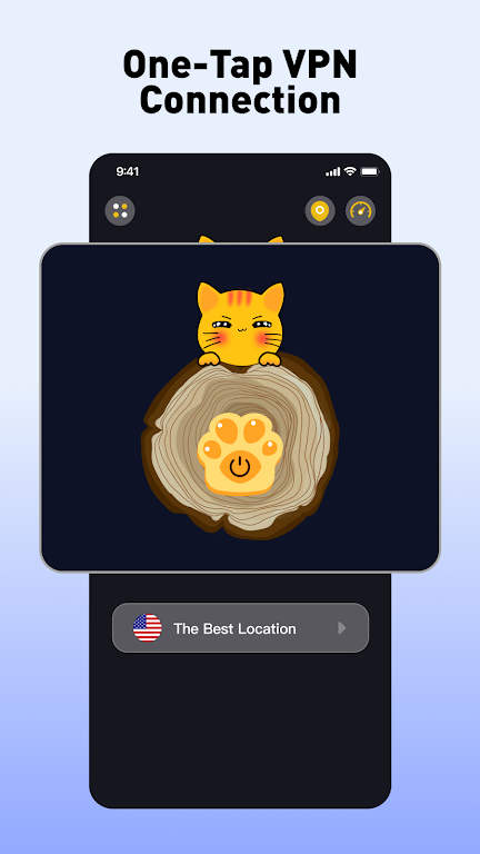 CAT Speed VPN:Fast Easy Secure Screenshot 1