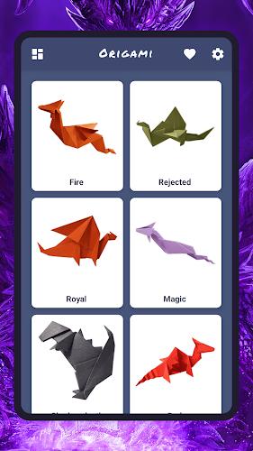 Origami dragons Скриншот 1