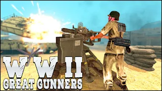 Great World War: WW2 Gun Simul スクリーンショット 1