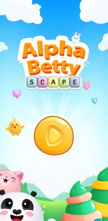 Alpha Betty Scape - Word Game 스크린샷 1