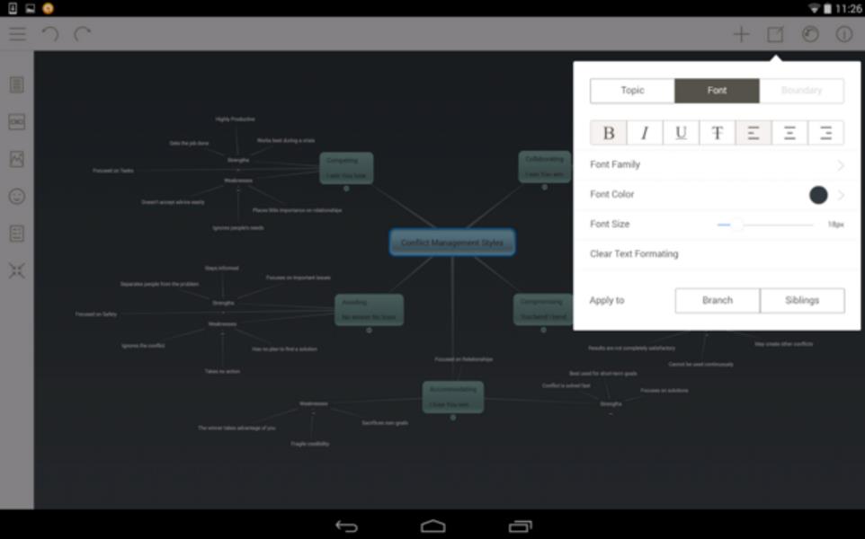 Mind Map Maker - Mindomo 스크린샷 1