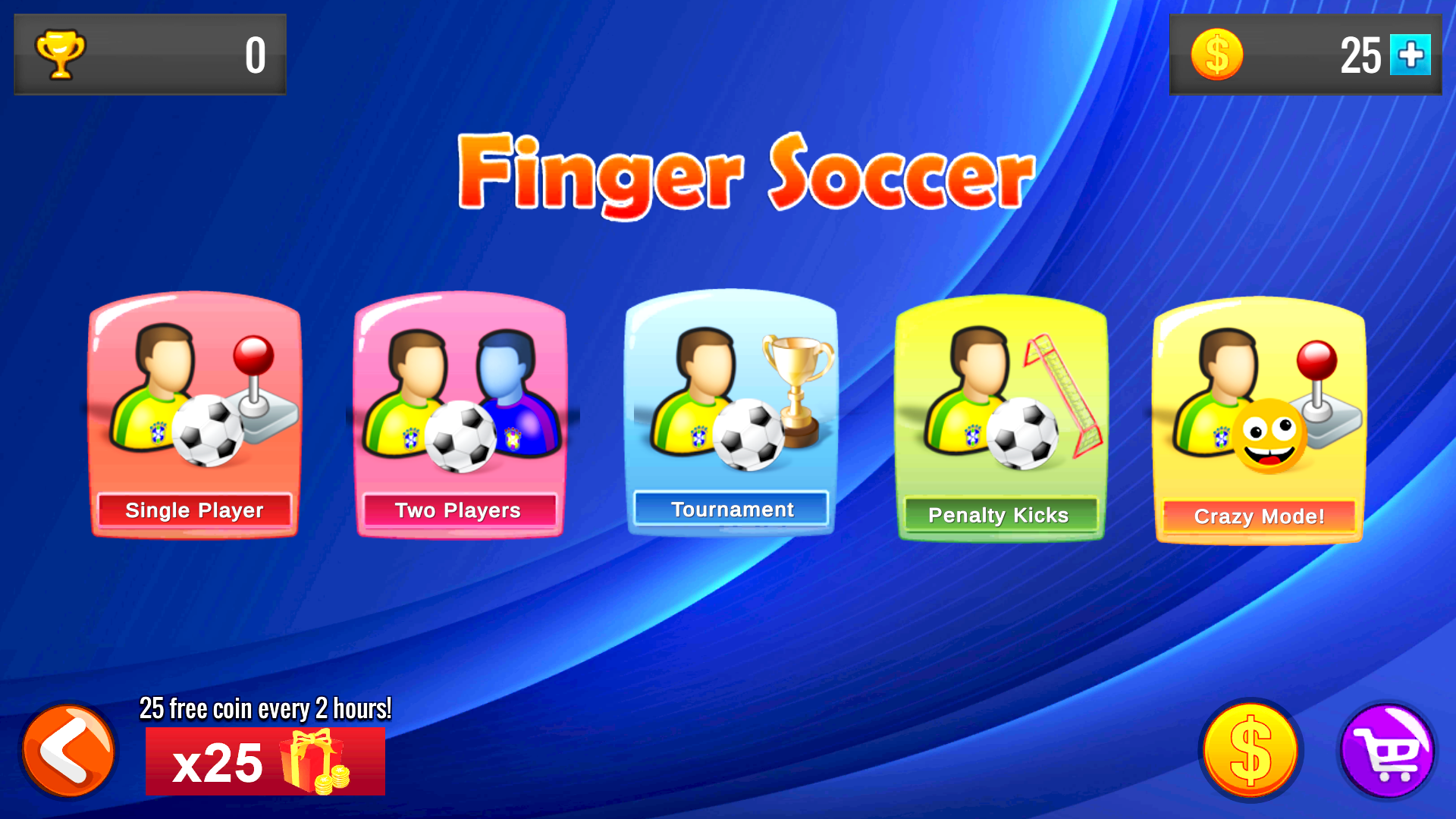 Finger Soccer Скриншот 1