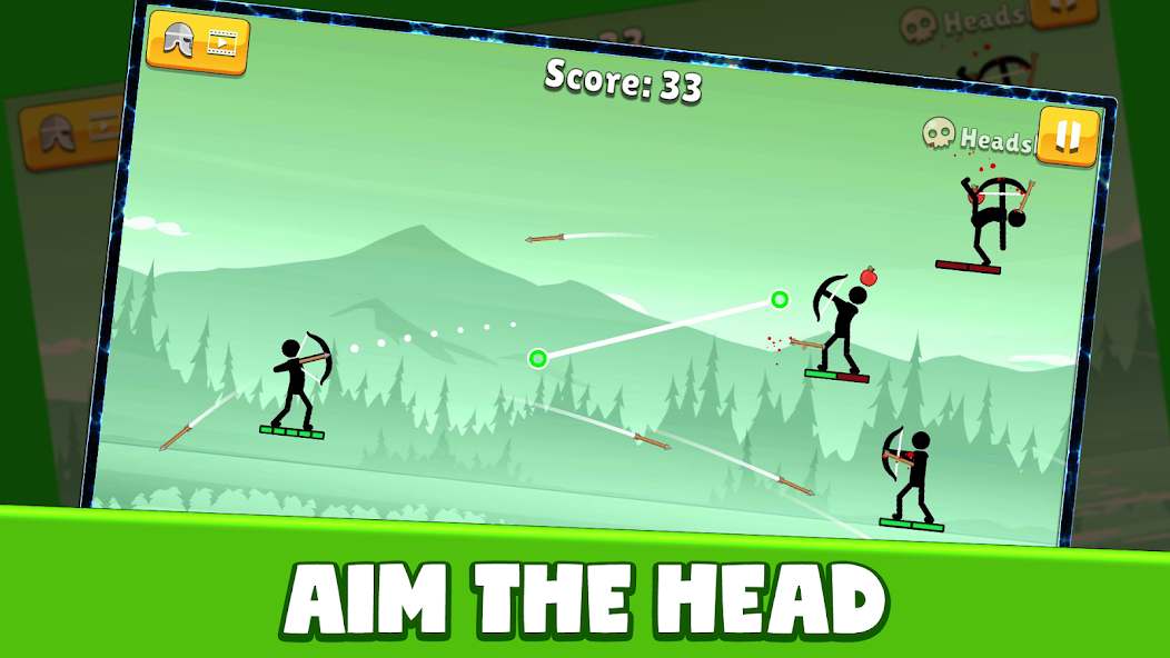 Sticks Archer : Arrow Master Mod スクリーンショット 2