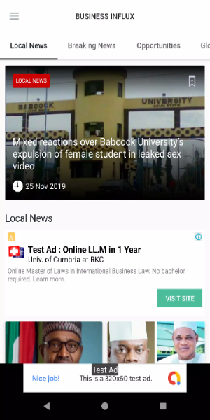 Business Influx News Screenshot 2