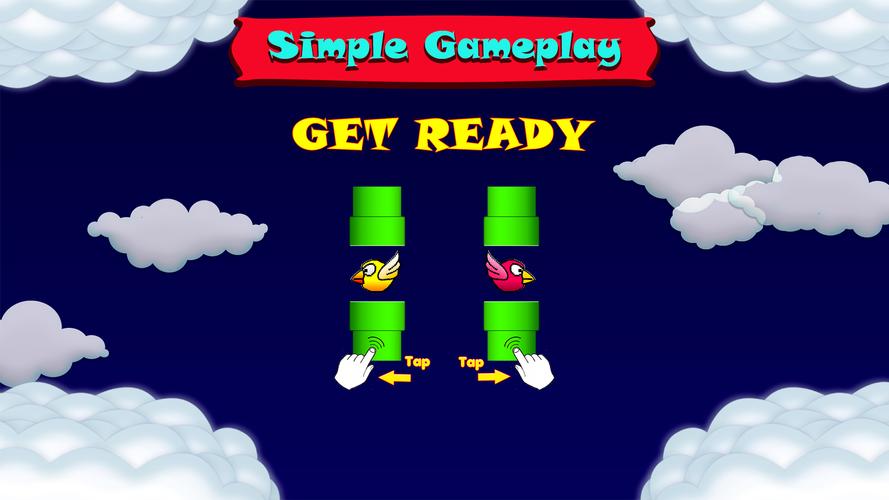 Fun Birds Game - Two players Screenshot 4