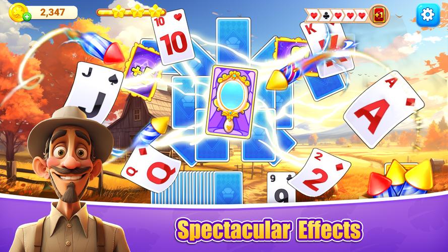 TriPeaks Solitaire Farm应用截图第1张
