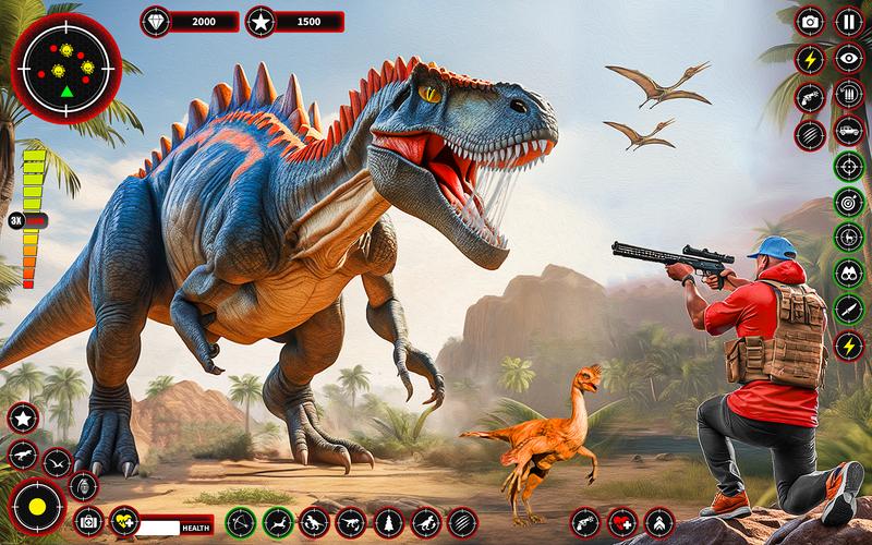 Dino Hunter 3D Hunting Games Скриншот 2