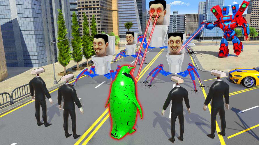 Toilet Monster Robot Games應用截圖第3張