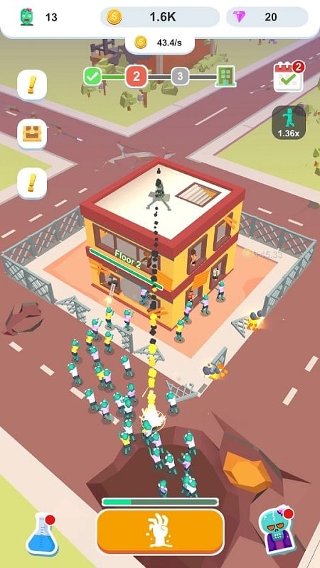 Idle Zombie Army スクリーンショット 3
