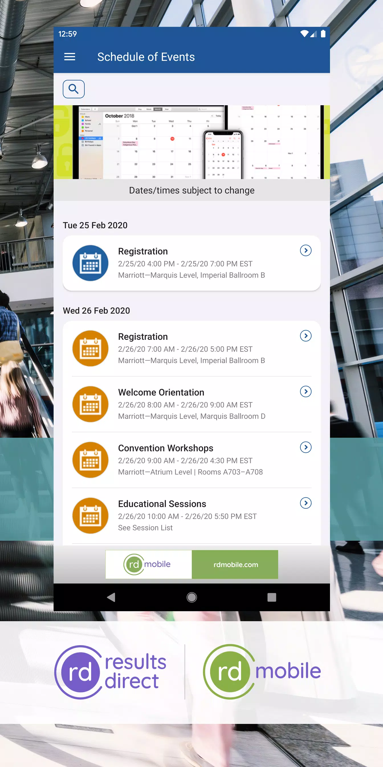Eventsforce Screenshot 3
