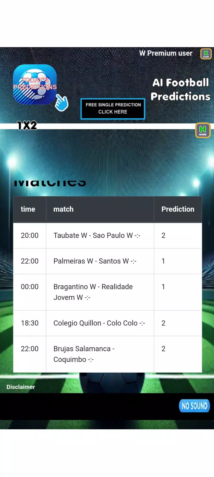 Ai football predictions應用截圖第4張