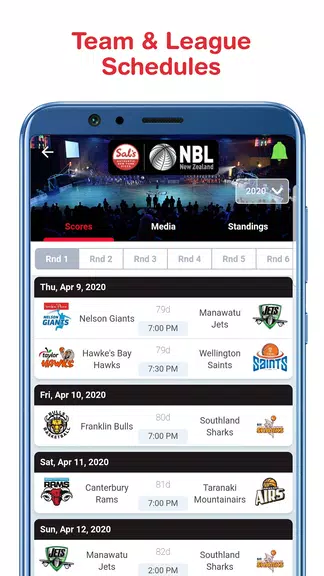 Tribe: Live Sports Scores Captura de tela 3