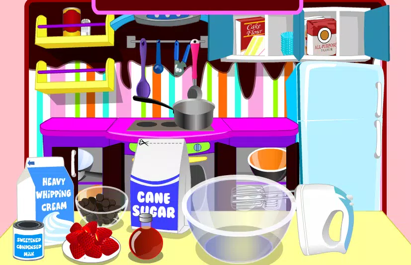game cooking chocolate cream Скриншот 3