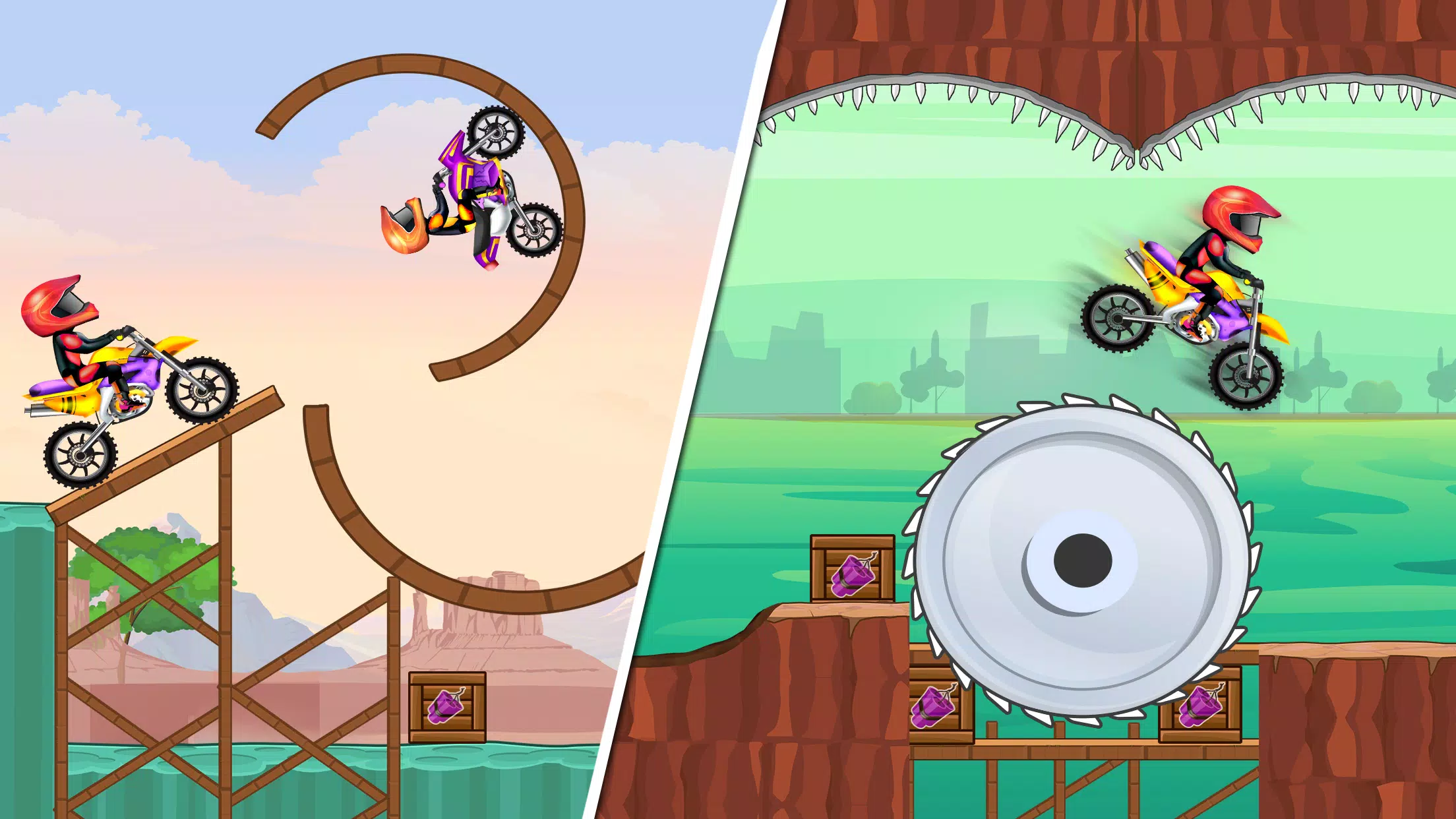 Moto Bike Stunt Race Скриншот 1