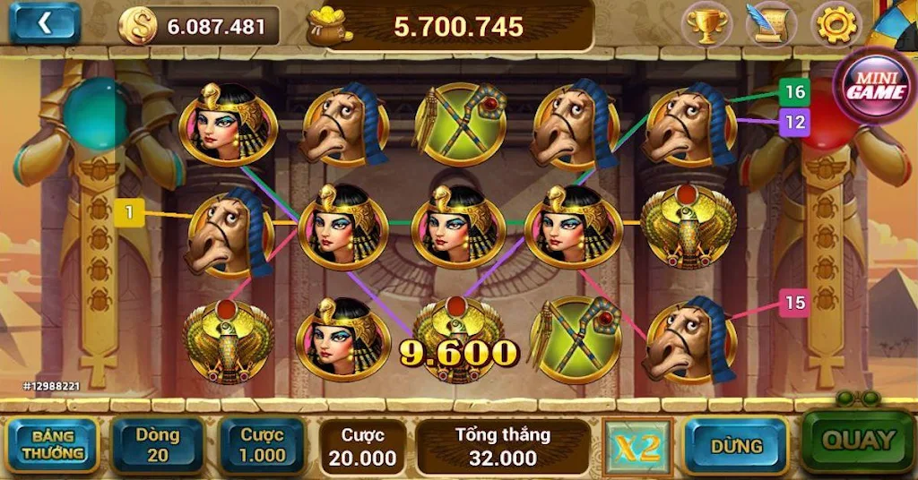 vuaslot - Đỉnh cao game quay hũ 스크린샷 1