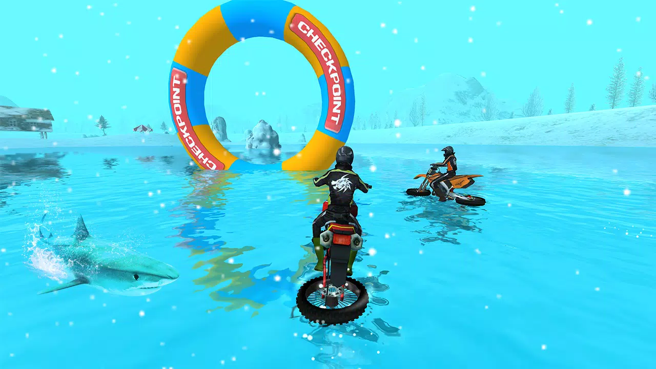 Bike Racing : Water Bike Games Captura de tela 1