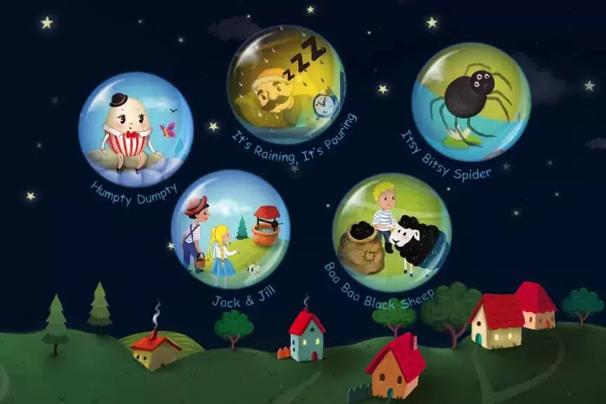 Cute Nursery Rhymes, Poems & Songs For Kids Free Capture d’écran 1