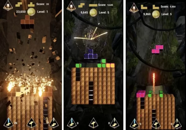Minetris bietet die endgültige Version von Tetris auf dem Handy an
