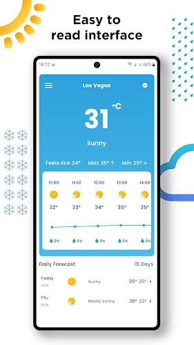 Weather Forecast, Live Weather Capture d'écran 1