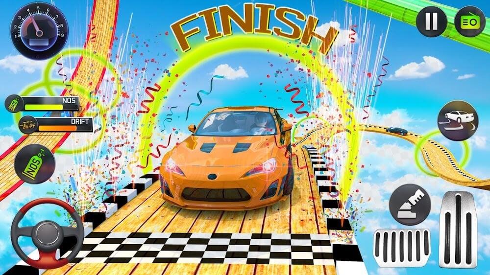 Mega Ramp Car Stunts Race स्क्रीनशॉट 4