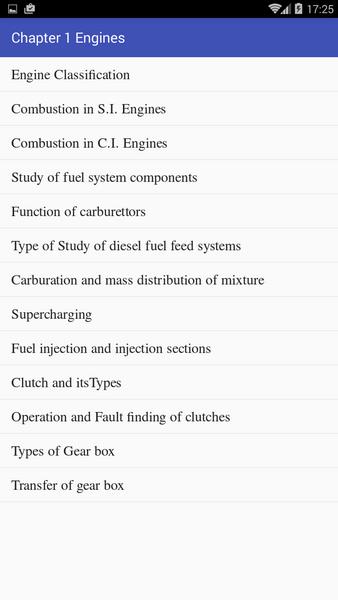 Automobile Engineering Capture d'écran 2