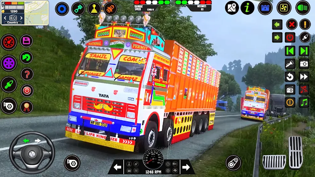 Indian Lorry Truck Game Sim 3D 스크린샷 4