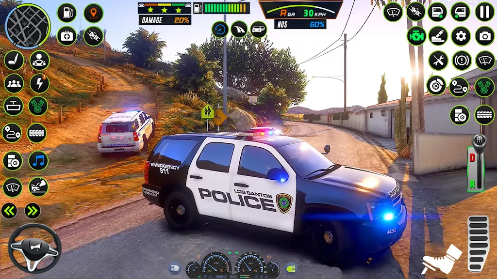 US Police Car Chase: Cop Games Скриншот 2