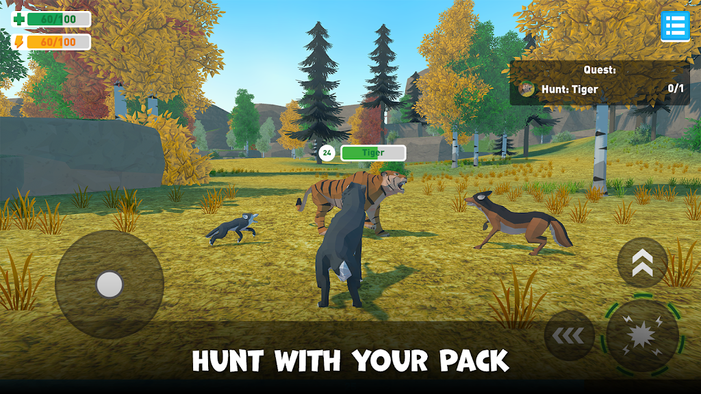 Wolf Family Simulator Screenshot 1