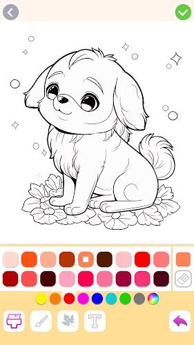 Animal coloring pages games Screenshot 1