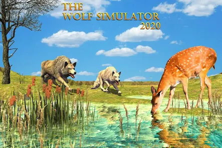 Wolf Simulator Family Sim 3D Captura de tela 3