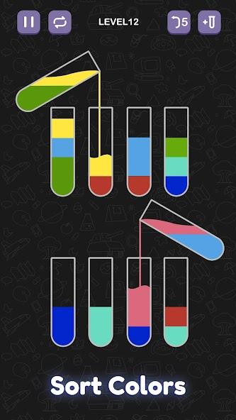 Water Sort Puzzle - Sort Color Mod應用截圖第3張