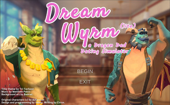 Dream Wyrm: a Dragon Dad Dating Simulator Captura de pantalla 1