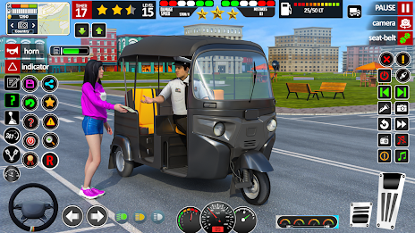 TukTuk Rickshaw Driving Games Скриншот 1