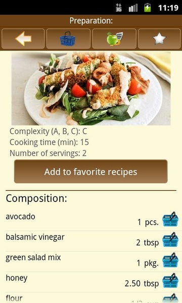 Delicious Recipes Screenshot 1