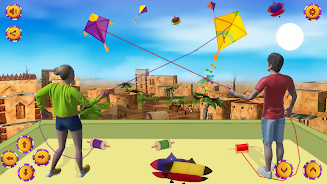 Kite Game 3D Kite Flying Games Captura de pantalla 4