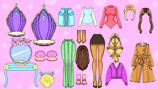 Chibi Dolls Dress Up DIY Games Captura de pantalla 2