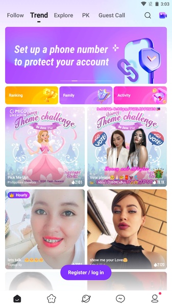 MICO: Go Live Streaming & Chat Screenshot 1