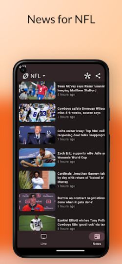 Dofu - NFL Live Streaming 스크린샷 1