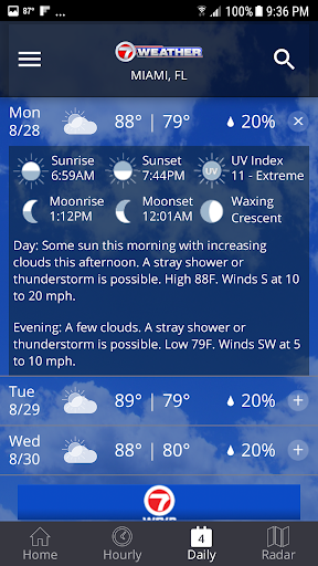 WSVN 7Weather - South Florida スクリーンショット 4